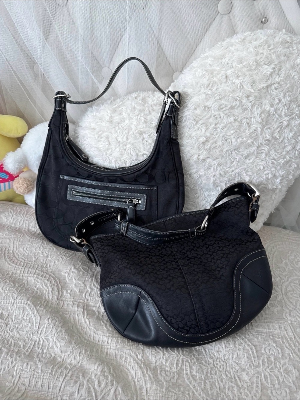 COACH BLACK BAG BUNDLE